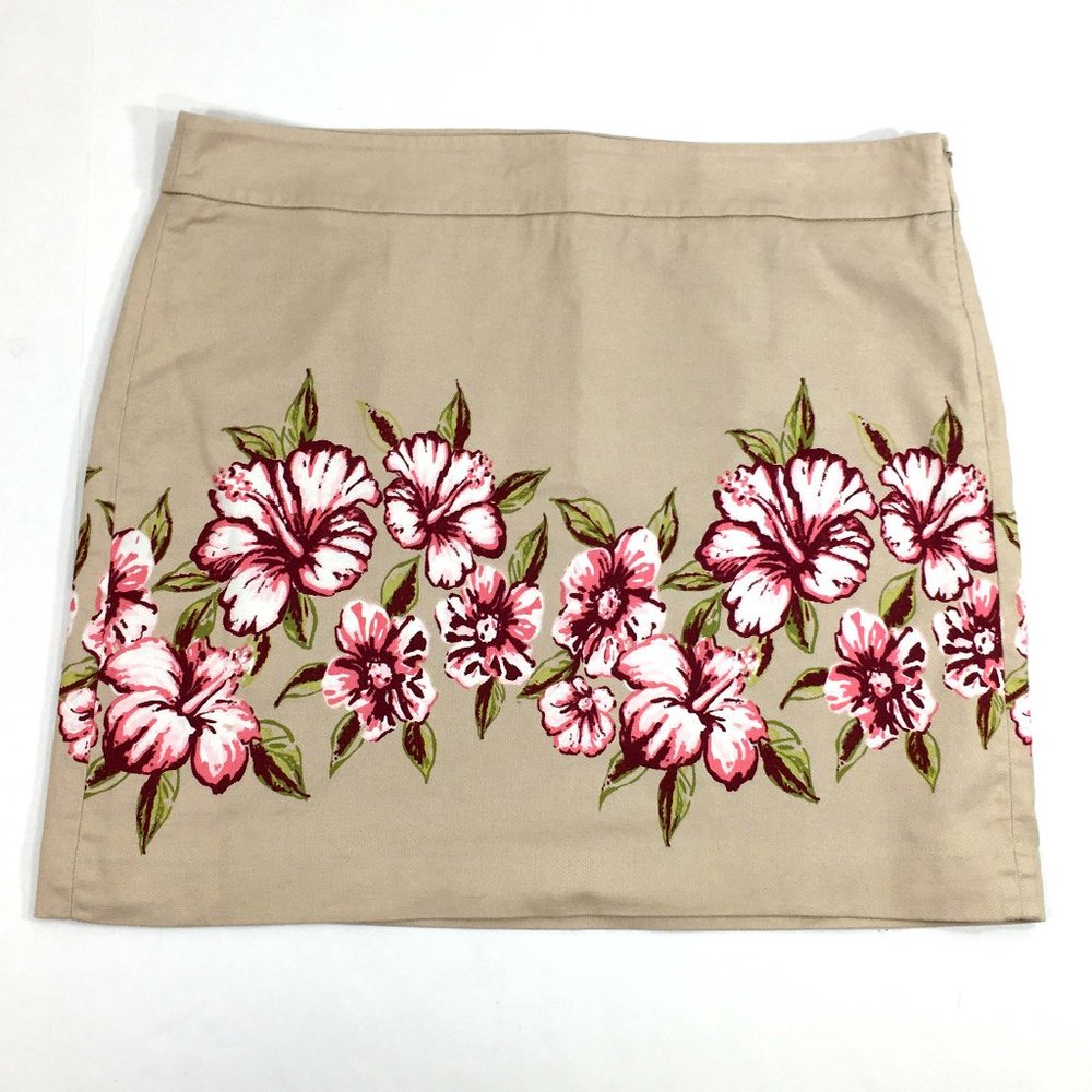 LOFT Outlet straight skirt side zip lined (E603)